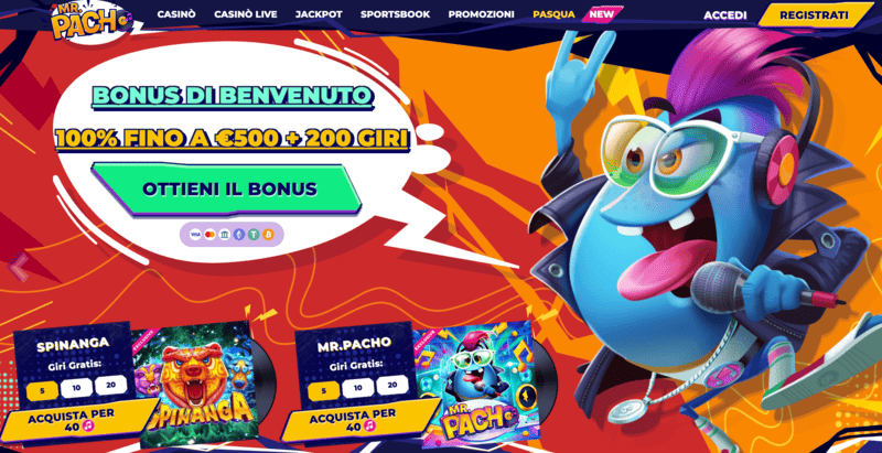 Mr. Pacho – casinò con i migliori versamenti